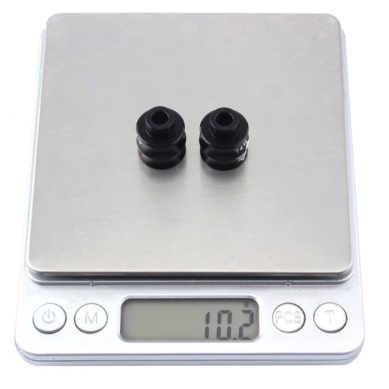 MUQZI 1 Pair Bicycle Hub Extension Seat 74mm To 100mm Front Fork Hubs Adapter Converter MTB Road Bike Parts