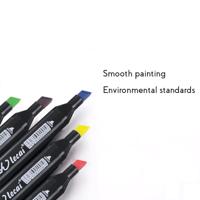 30/40/60 Colors Graphic Marker Pen Set Sketch Art Markers Double Headed Color Art Pens Paiting Pen with 4/5