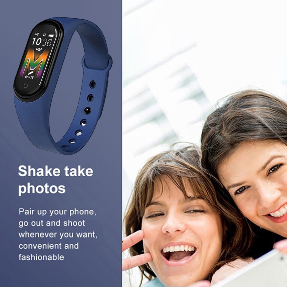 Smartwatch M5 - OLED Display - Heart Rate & Blood Pressure Monitor - Activity Tracker - Unisex Adult