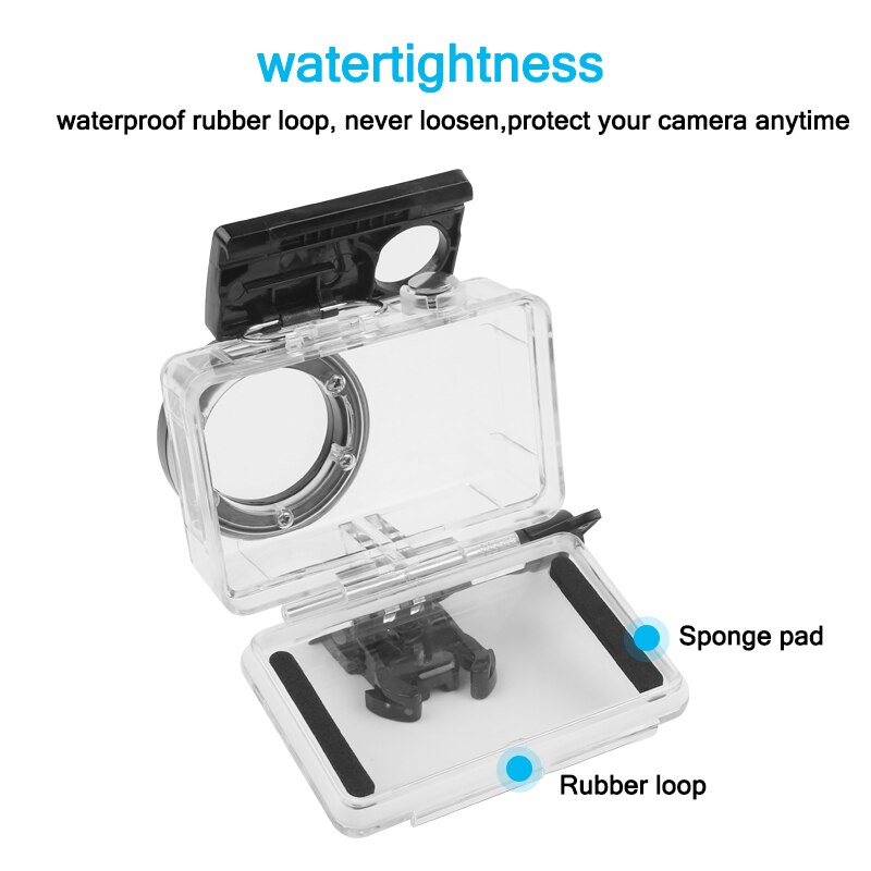 Funda impermeable de buceo para Xiaomi Mijia 4K, Carcasa protectora para minicámara de acción, 45M