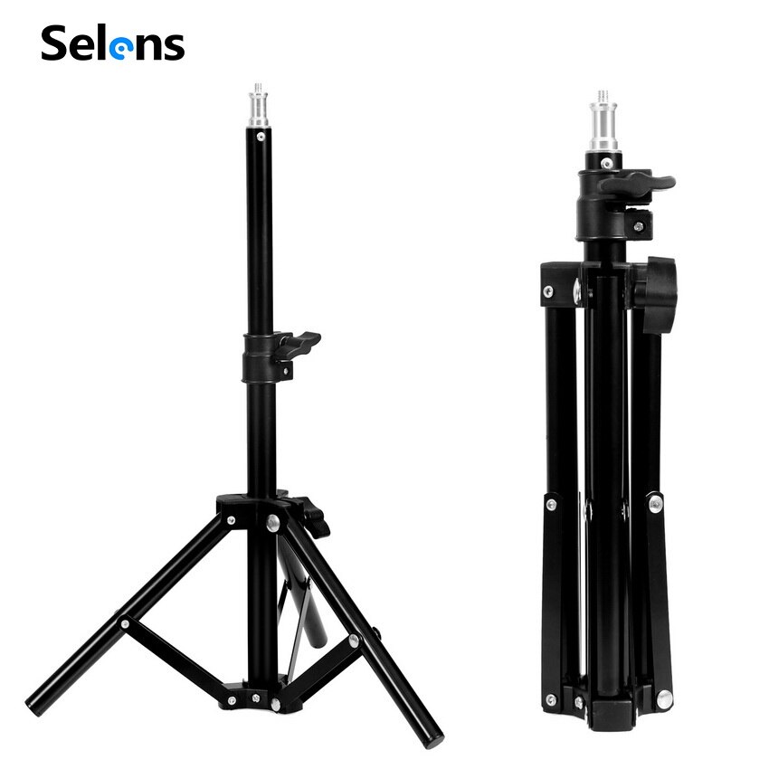 Photography Studio Adjustable 38-70cm Light Stand Photo Tripod For Camera Photo Lamp Bracket Holder Softbox