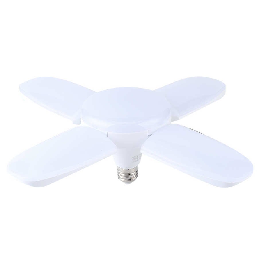 E27 LED Folding Light 60W PC Deformable Lamp for Home Basement Warehouse Barn Lighting AC85-265V Warm White