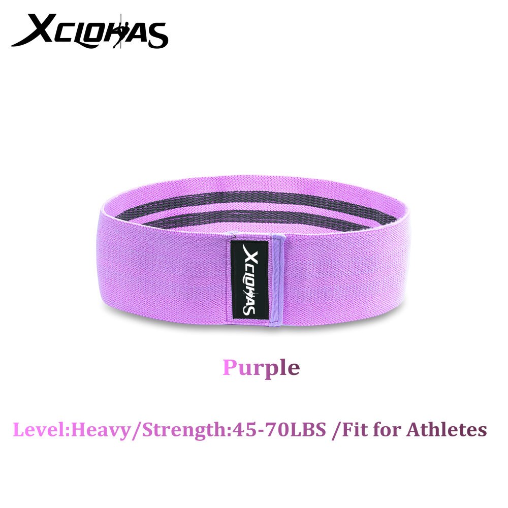 Bandas de goma para Fitness de 3 niveles, bandas de resistencia expansor, bandas de goma para banda elástica para ejercicio físico, Mini banda de entrenamiento: 1PC Purple
