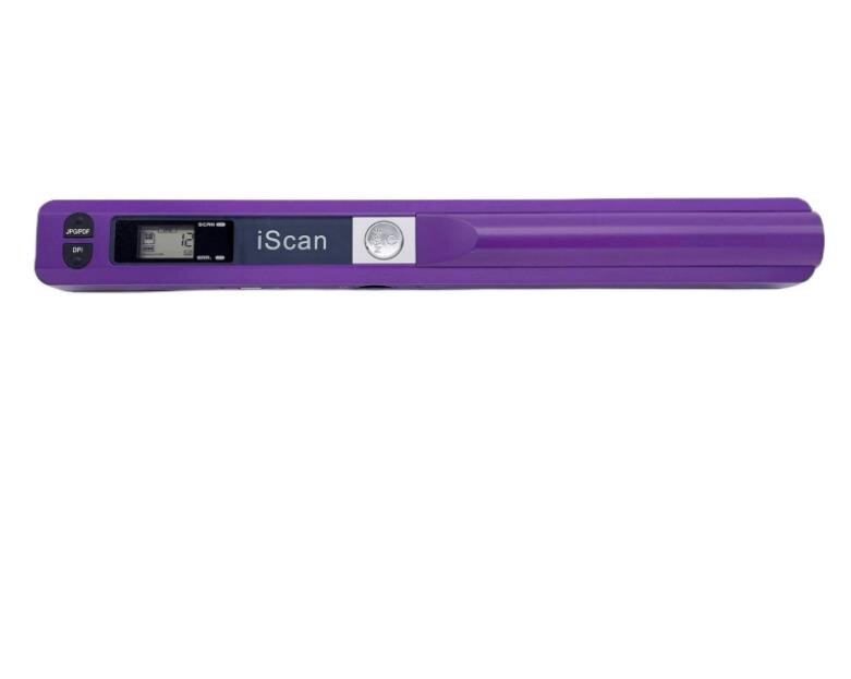 Nuovo Scanner portatile portatile portatile portatile portatile immagine A4 Scanner manuale 900DPI usb 2.0 Scanner supporto formato JPG/PDF: purple