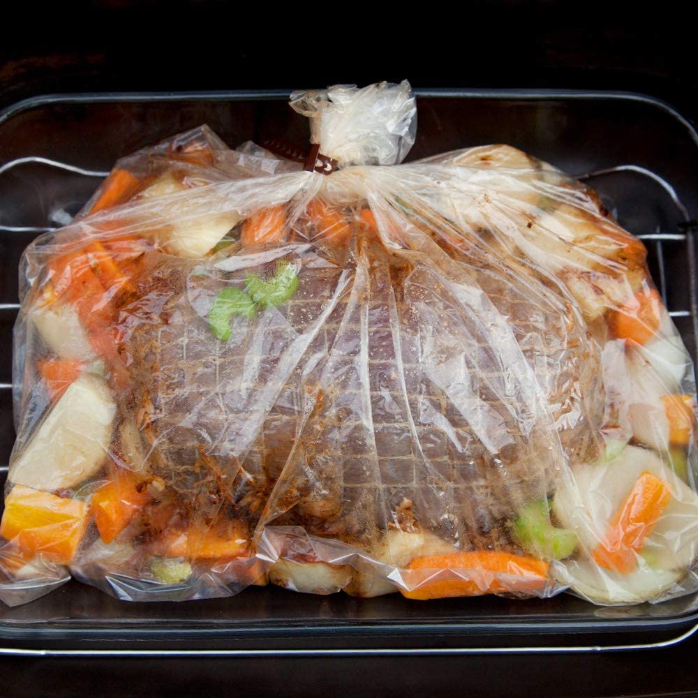 Värmebeständig stekning kalkonpåse ugnspåse för bakning matlagning nylonblandning husdjur slow cooker liner medelstor lerkruka liners