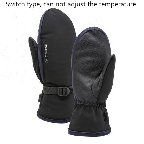 Verwarmde handschoenen voor heren, draagbare elektrische handwarmer met volledige vingers, verwarmde wanten, jachthandschoenen, USB oplaadbare