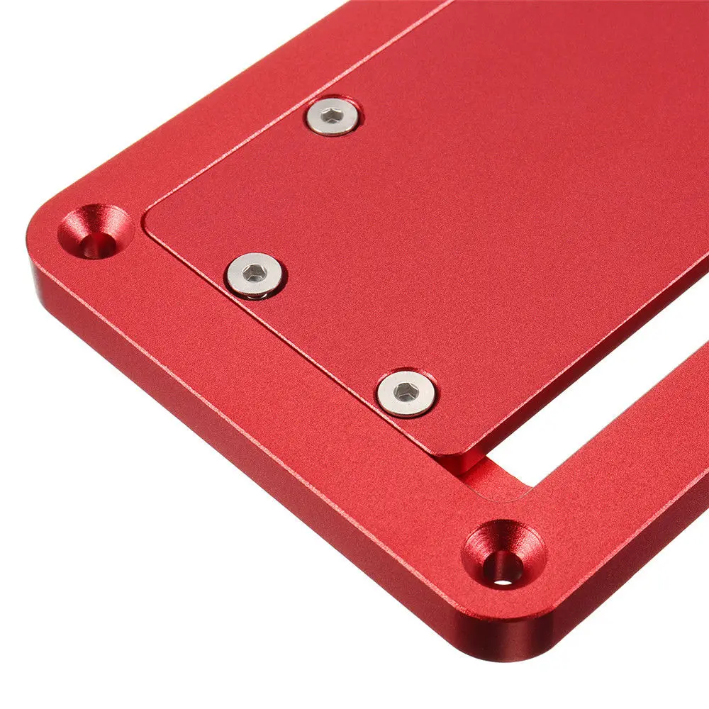 Electric Circular Saw Flip Cover Plate Flip-Floor Table Special Cover Plate Adjustable Aluminium Insert Plate for Table Saw
