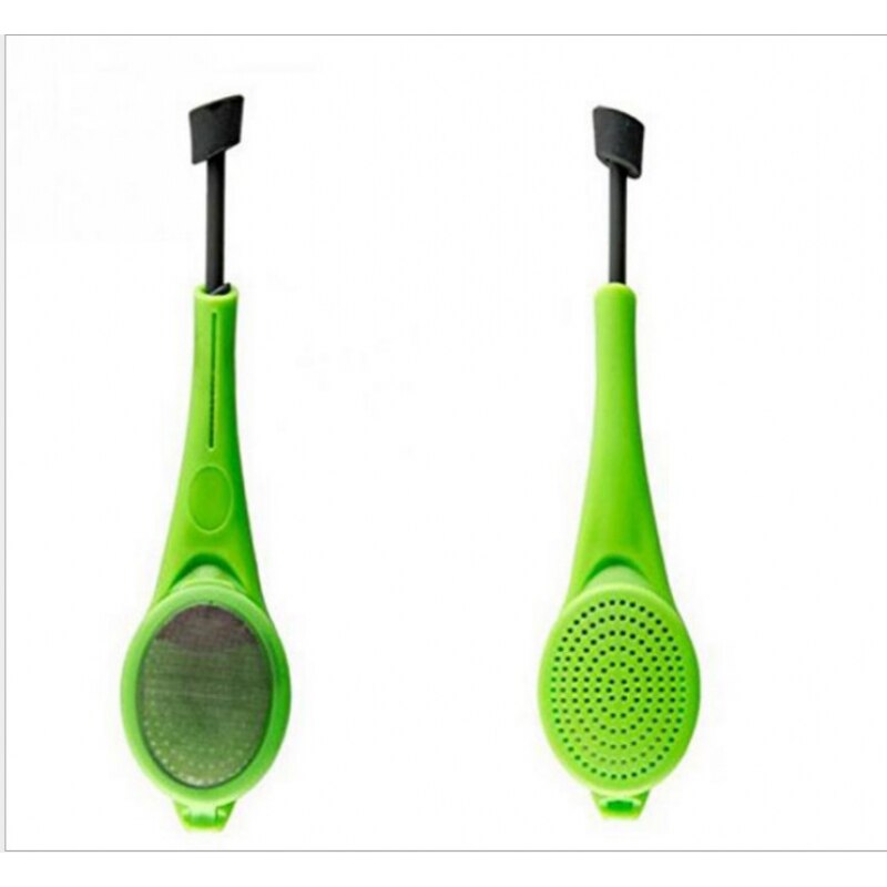 Reusable Long Handle Tea Brewer Healthy Food Grade Tea Strainer Plastic Measure Swirl Steep Stir&amp;press 2022