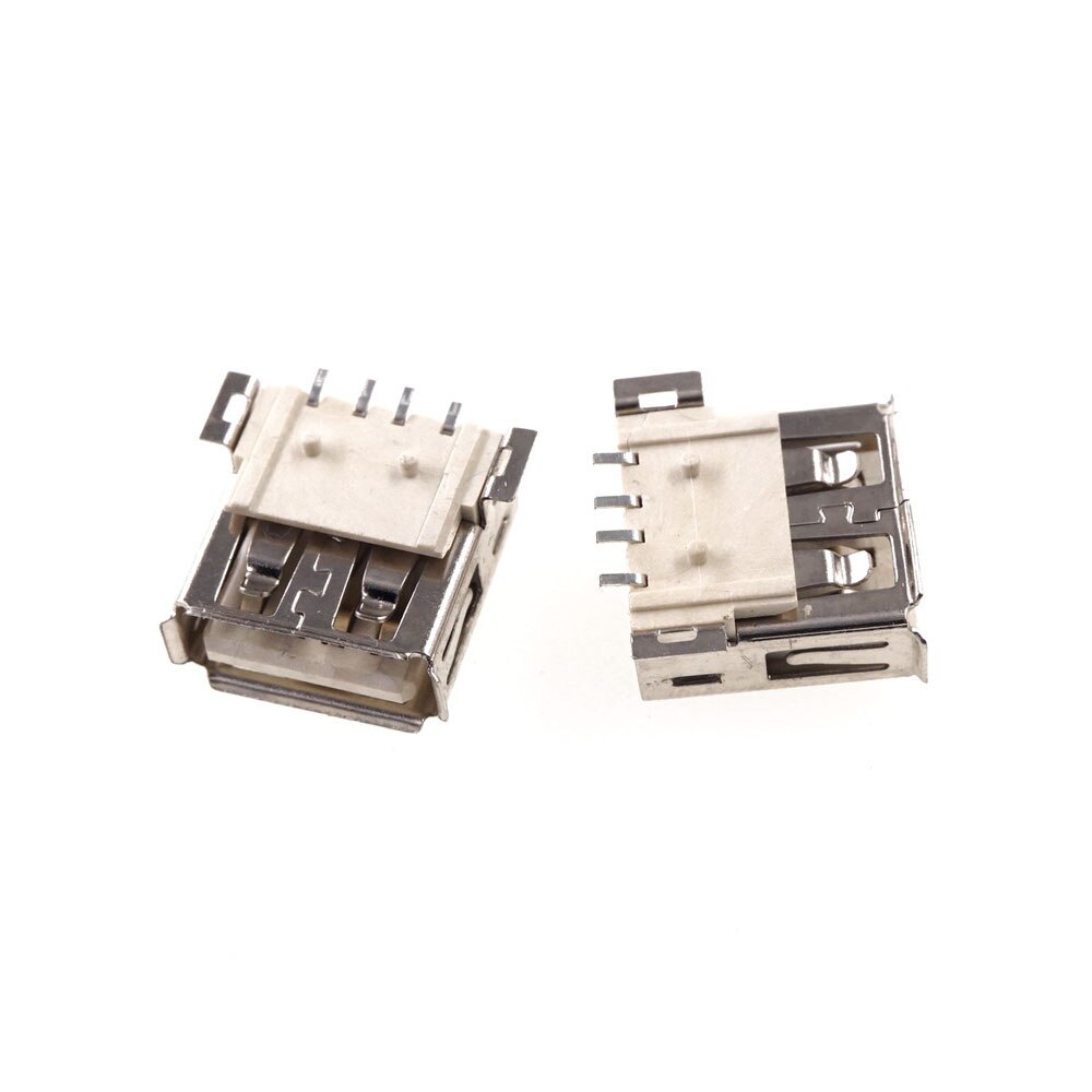 5 stk usb-kontakt 2.0 stikkontakt hankjønn a type b type smt overflatemontering gjennom skrog pcb velg å bestille: En kvinnelig smt