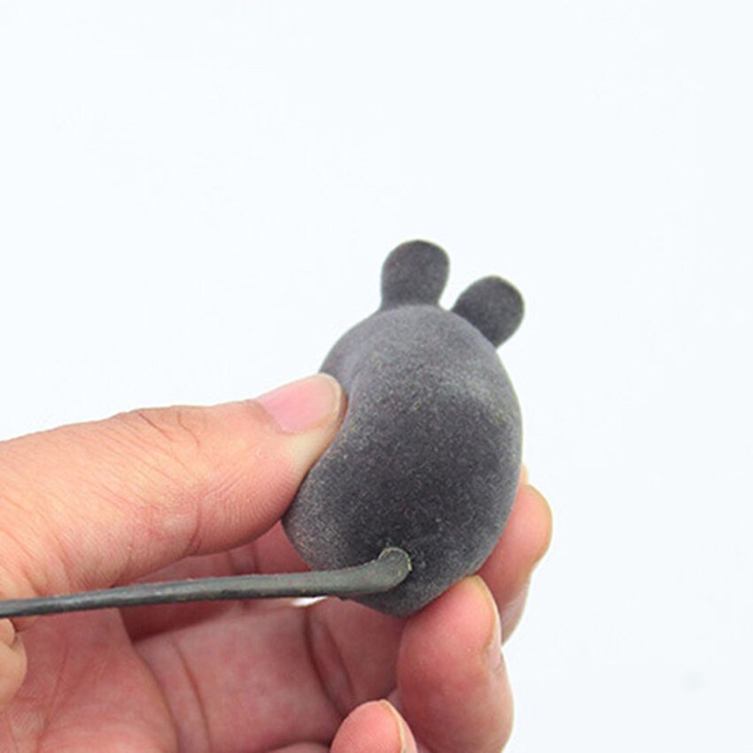 2Pcs Mouse Squeak Sound Funny Rat Playing Toy For Cat Kitten Pet Mini Funny Playing Toys For Cats Kitten