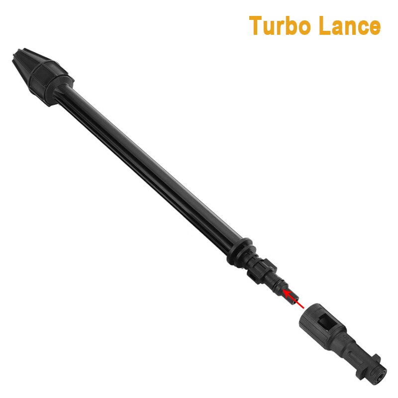 Bilvask keramisk roterende dyse lanse til parkside karcher bilpleje turbo dyse lanse højtryksrenser pistol: Turbo lanse adapter