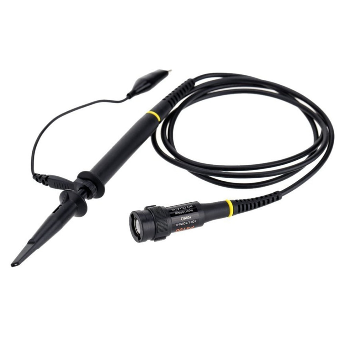 LIXF-P4100 High Voltage Oscilloscoop Probe 2KV 100: 1 100 Mhz Alligator Clip Meten Tip