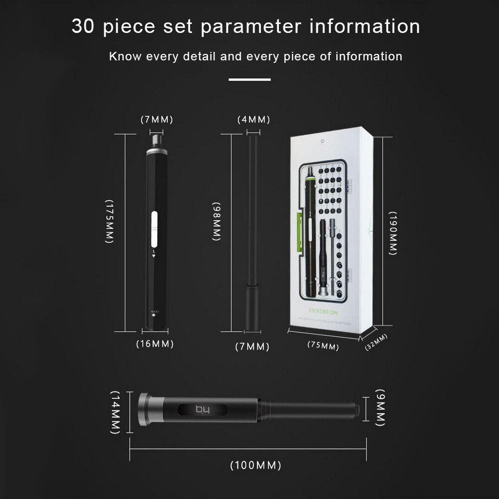 Cordless Electric Screwdriver Bit Rechargeable Automatic Precisions Screw Driver Mobile Phone Repair Hand Tool Drill Pen-shaped