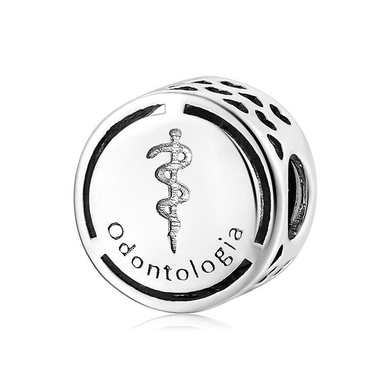 925 Sterling Zilveren Carreira Major Geneeskunde Kralen Fit Originele Armband Sieraden Maken: PC0265