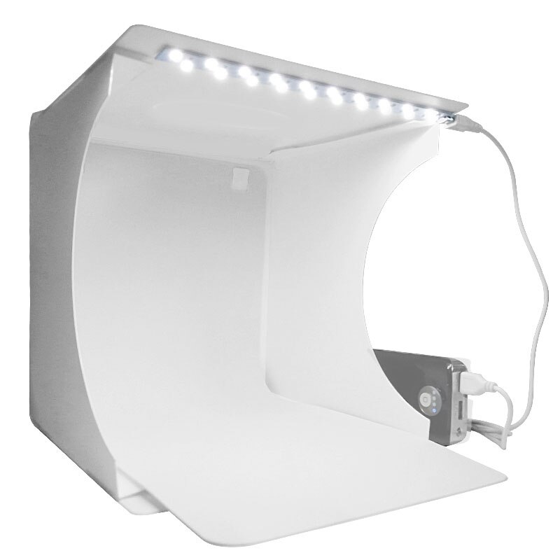 Mini Folding Detachable Photo Light Room Box Mini Photo Studio Box Lampshade Photography Tent Backdrop Lightbox 23 * 23 * 23cm