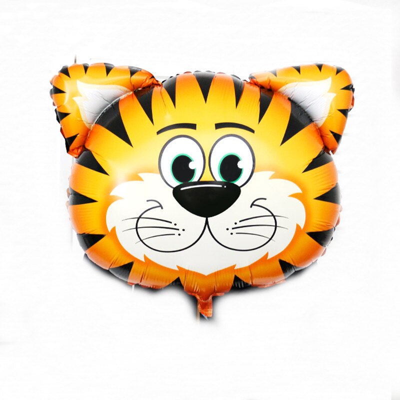 20 st jumbo djur zoo ballonger klassiska leksaker jul födelsedag bröllop dekoration fest uppblåsbara luftballonger: Tiger