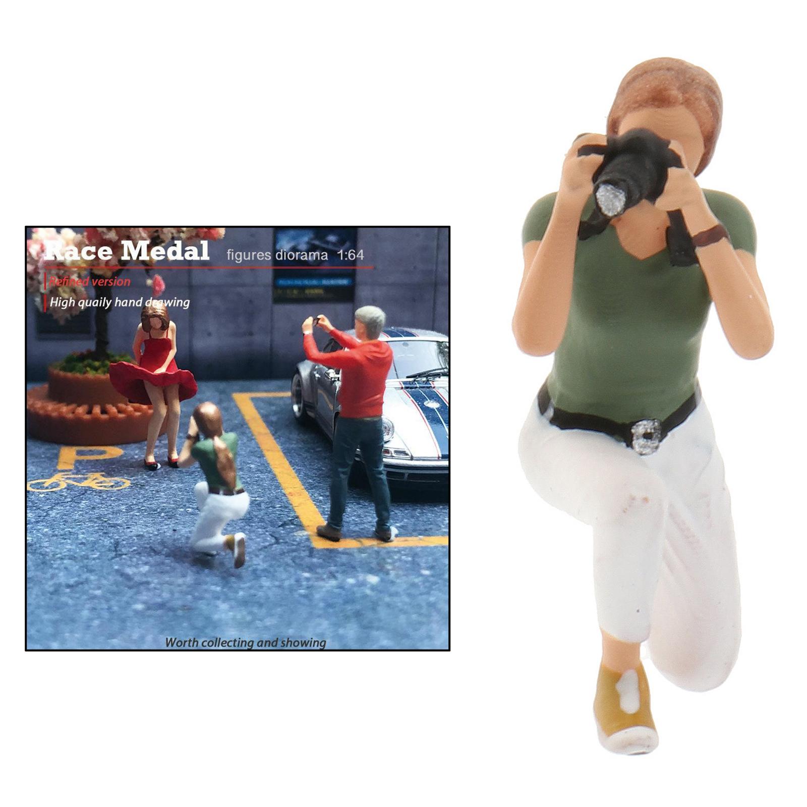 1:64th Figures Model Men People for Miniature Scenes Diorama Decoration Accessories