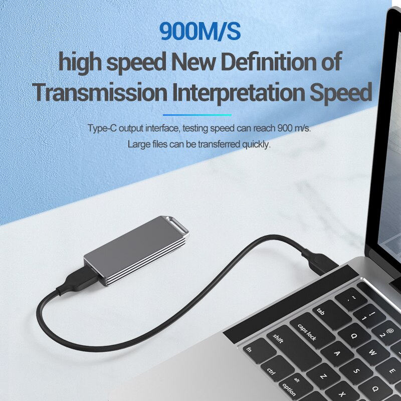 Blueendless M2 SSD Case NVME Enclosure M.2 to USB Type C 3.1 SSD Hard Drive for NVME PCIE NGFF SATA M/B Key SSD Disk SSD Case