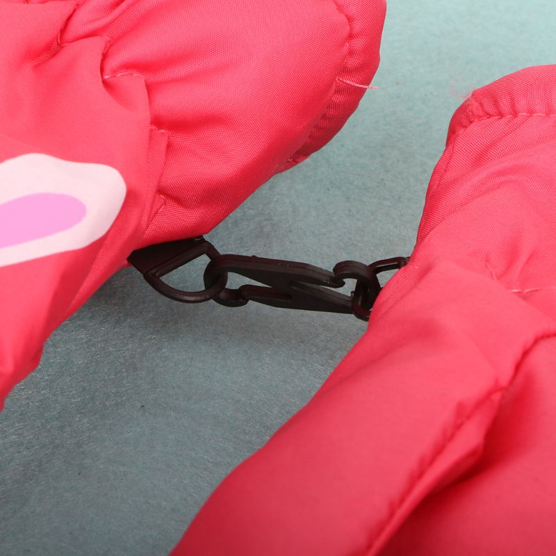 1 par crianças luvas à prova de vento para crianças meninos meninas esqui ciclismo escalada ao ar livre luvas inverno quente à prova dwaterproof água