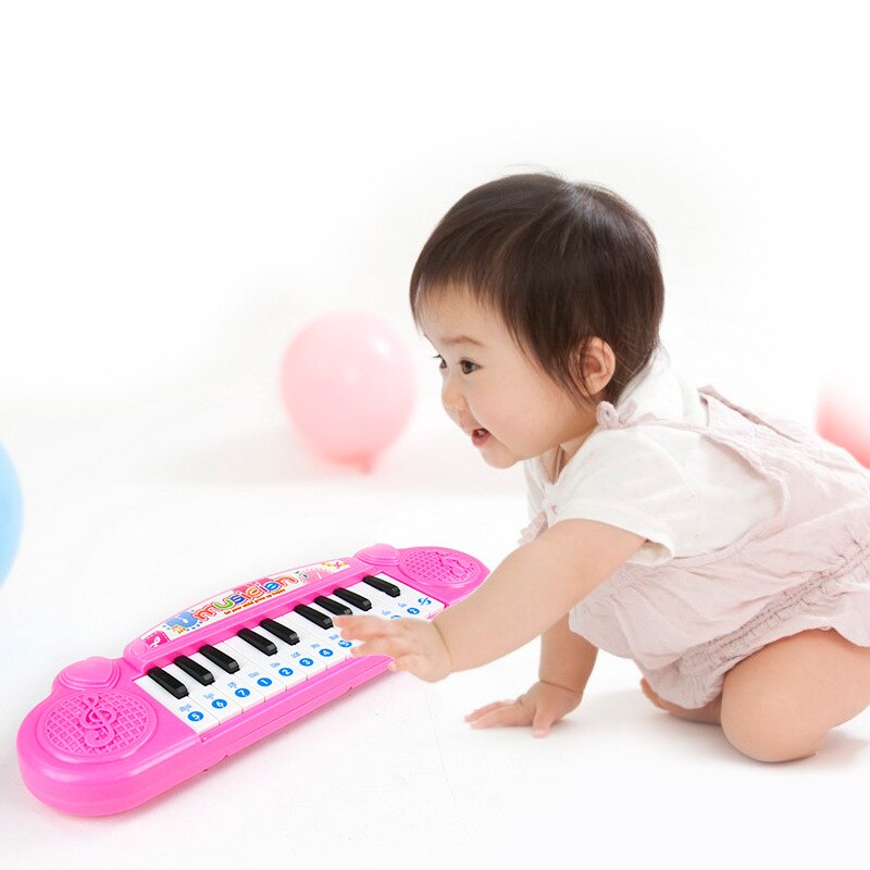 Elektronisk tastatur begyndere baby tidlig barndom musik legetøj til børn spædbørn lille klaver til baby