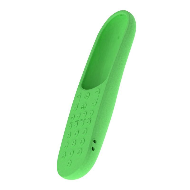 Covers For Sky Q Remote With Voice Control Bluetooth Wifi Smart Remote Control Case Silicone Shockproof Protective Skin-Friendly: green
