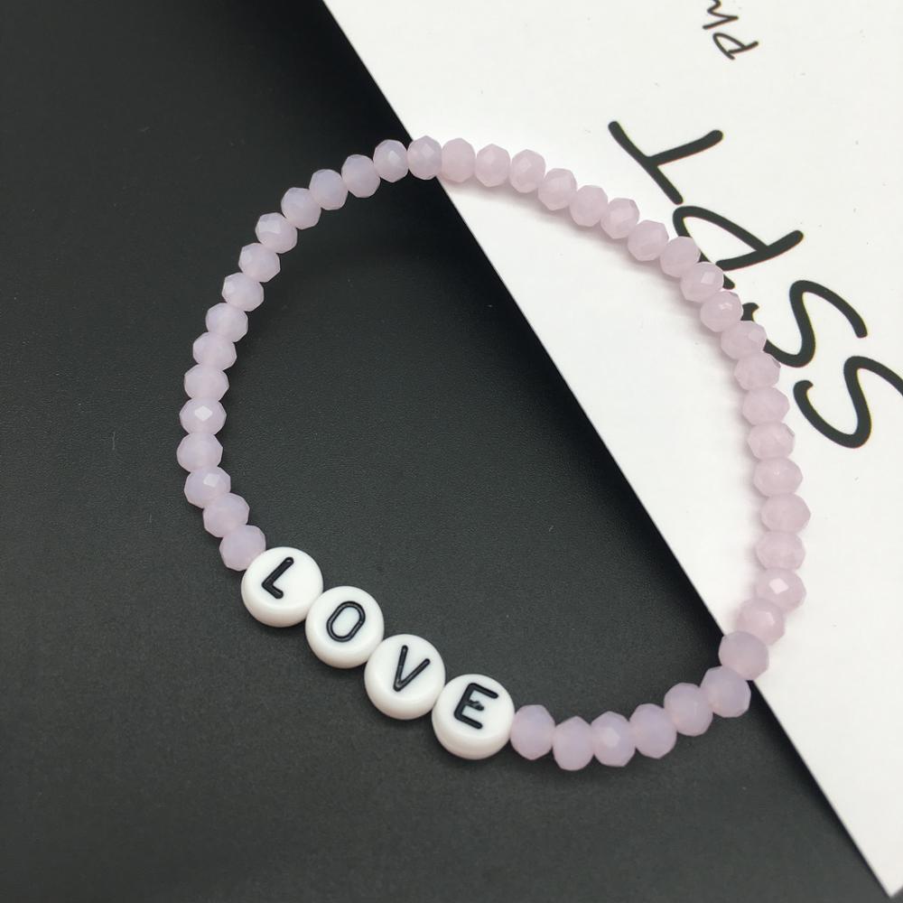 OMY buchstaben perlen Armbinde für frauen neue bunte worte namen armbänder der frauen mädchen FROHE Weihnachten