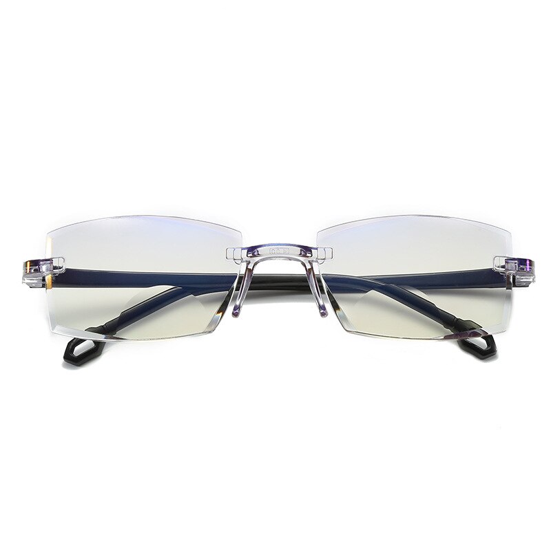 Diamond-cut Progressive Multifocal Presbyopia Eyeglasses Anti-Blue Light Glasses Reading Glasses