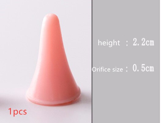 1/10 Pcs Rubber Cone Shape Knit Knitting Needles Cap Tips Point Protectors for Knitting Craft Sewing Accessories: 1PCS Random Color L