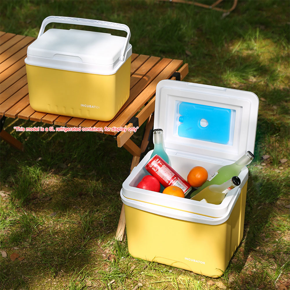 15L Insulated Ice Chest Portable Ice Bucket Outdoor Hard Cooler for Camping Picnic Beach Drink Beverage Fishing