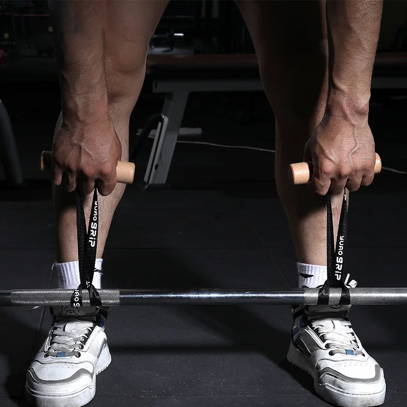 1 paar massief houten grip fitnessband handvat oefening pull-up krachttraining handgrepen stevige oefenapparatuur accessoires
