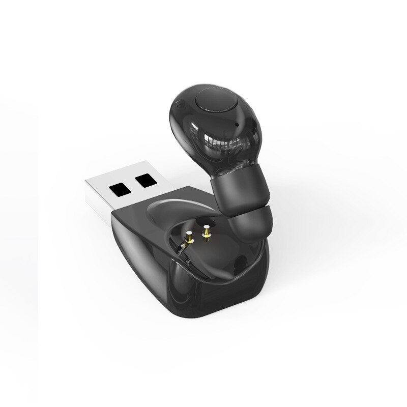 Awei E8 5.0 Tws Vinger Touch Bluetooth Oortelefoon 3D Stereo Draadloze Blurtooth Hoofdtelefoon Noise Cancelling Bluetooth Headset: Single earphone