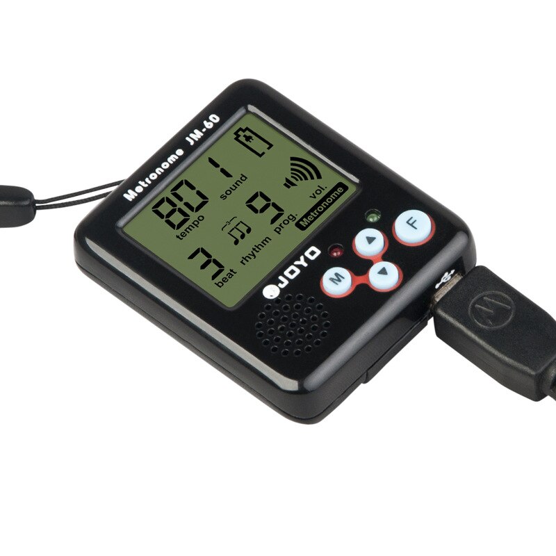 JOYO – Mini métronome numérique LCD à Clip JM-60, petite taille, voix réelle, son fort, accessoires pour guitare, Piano