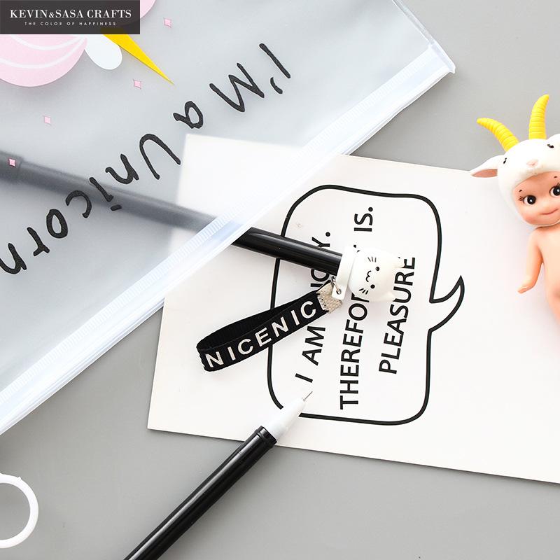 Porte-crayon licorne Kawaii, fournitures scolaires, sac à crayons, de papeterie, boîte à crayons mignonne, étui à crayons, outils scolaires de bureau