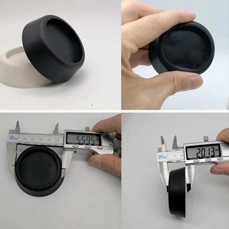 Almohadillas antivibración para pies de lavadora, alfombrilla de goma elástica antideslizante, almohadilla a prueba de golpes para muebles de piso de refrigerador