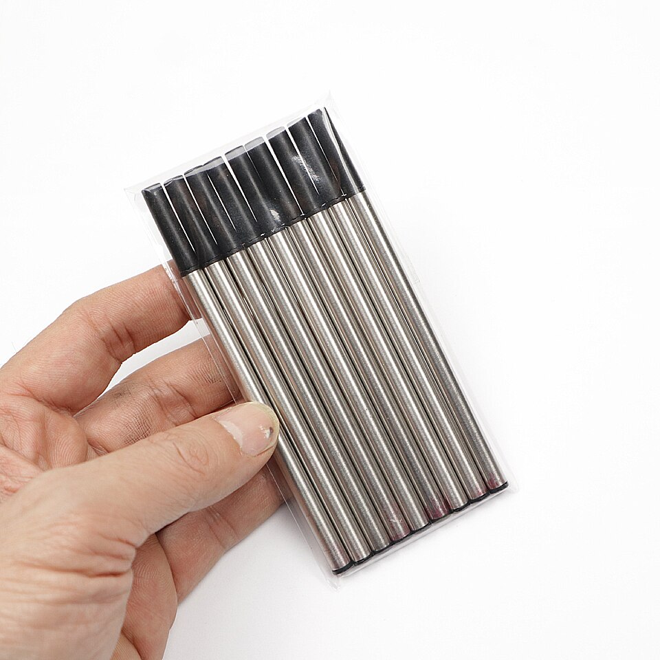 Metal Refills 0.7mm Black/Blue/Red ink for Roller Ballpoint Pen Business Pen Ball Pen Refills Office School Supply Stationery