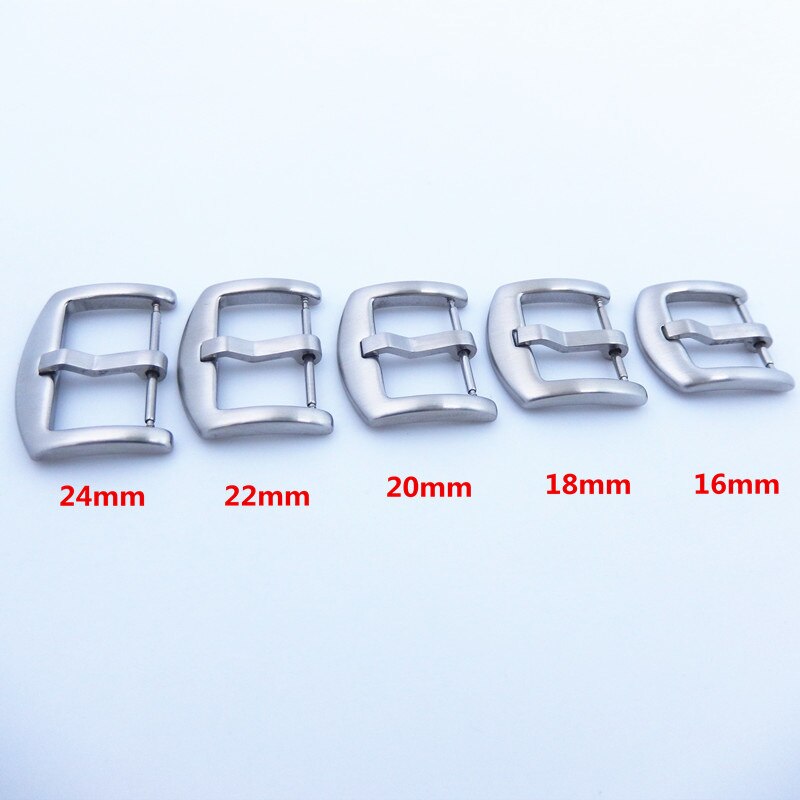 Solid Stainless Steel 304 Watch Buckle Classic Strap Buckle Solid Buckle Watch Accessories 16/18/20/22/24mm