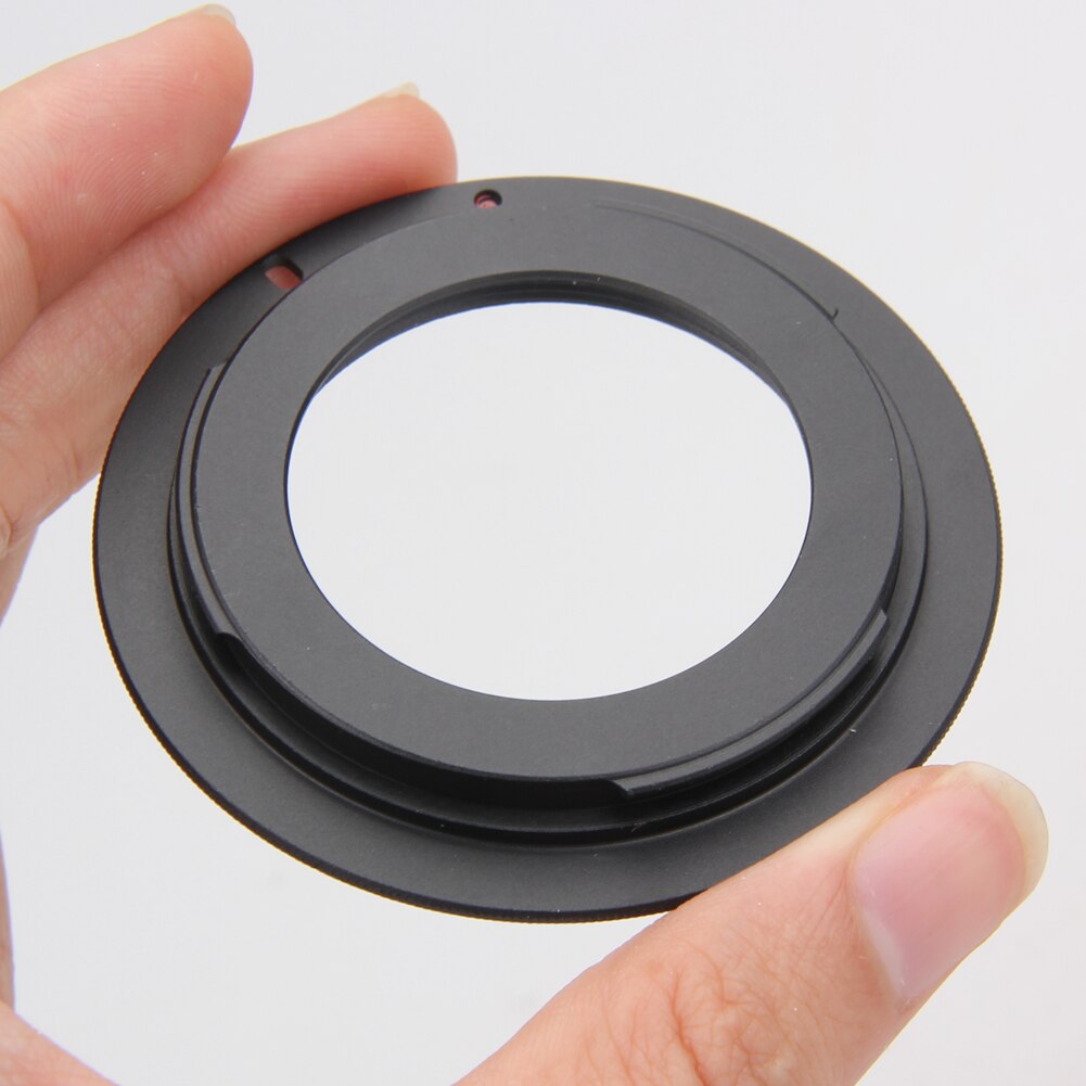 Lens Adapter Ring Fit Focus Infinity M/AV Mode Metal Black Lens Adapter Accessories For M42 Screw Mount for Canon EOS Camera