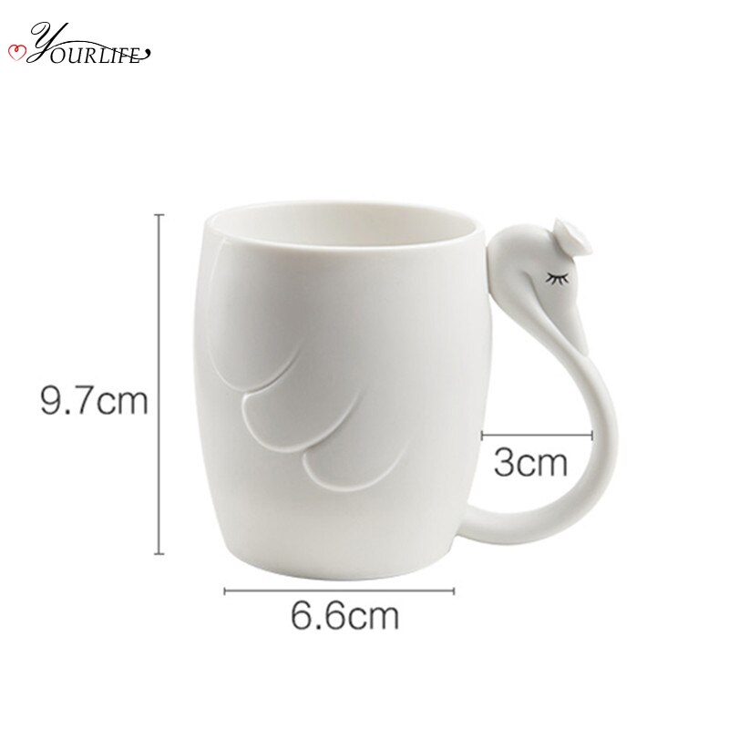 Oyourlife Leuke Cartoon Zwaan Tandenborstel Cup Milieuvriendelijke Tandenborstel Cup Kids Koppels Tandenborstel Mok Badkamer Accessoires