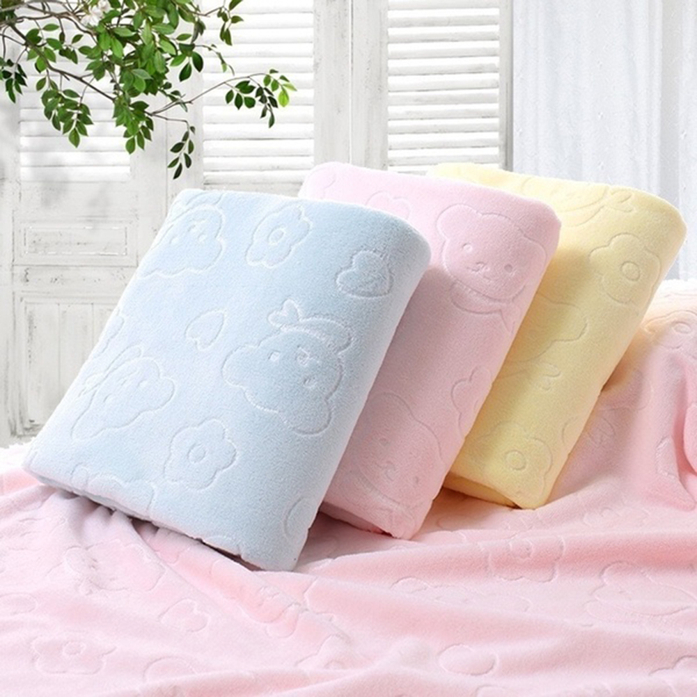 70x140cm microfiber bear comfortable soft absorbent shower bathtub beach towel blanket bath towel bathroom supplies