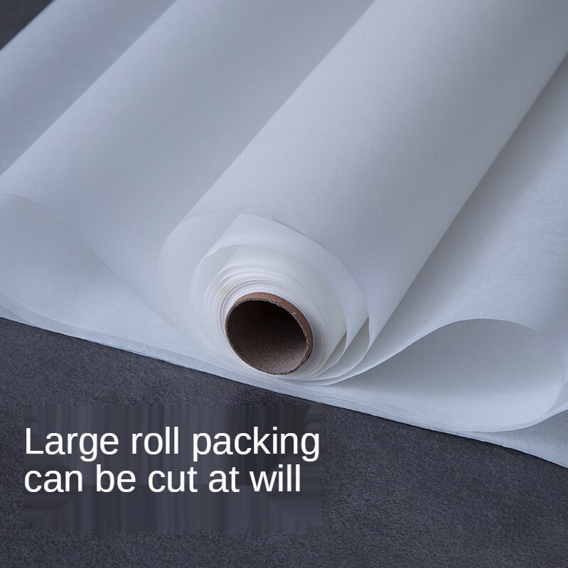 Hornear en Casa de papel de silicona para barbacoa, pastel de barbacoa, mantequilla, papel de horno, rollo de papel para hornear, herramientas de cocina antiadherentes para el hogar