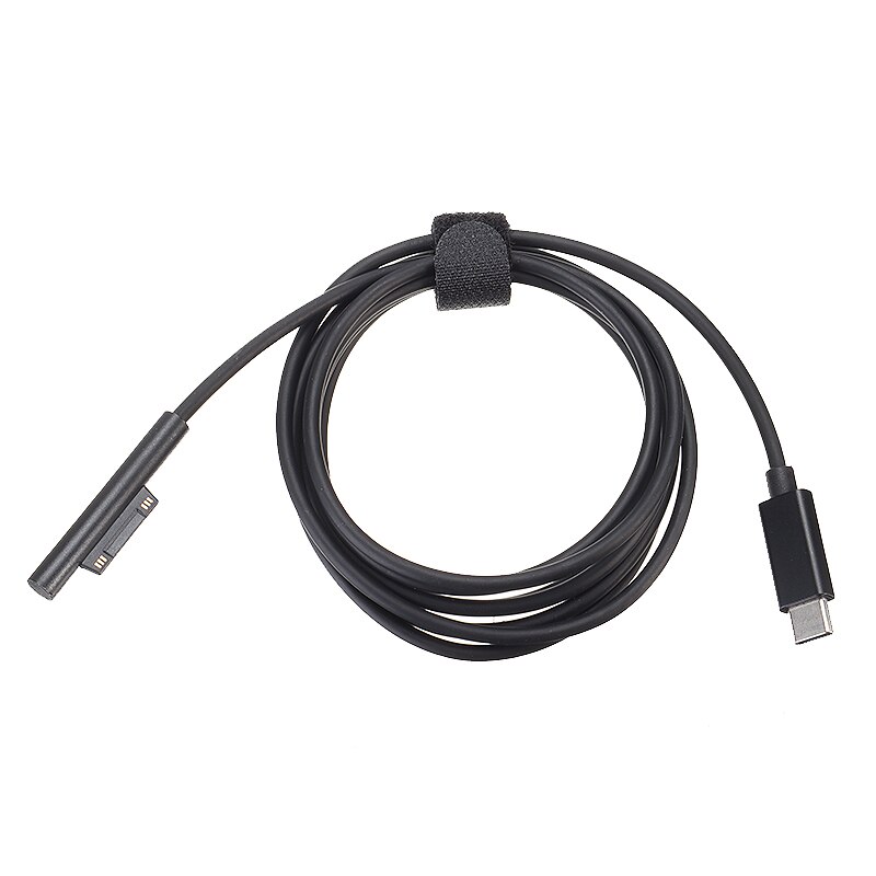 Mayitr 1pc usb tipo-c pd carregador 1.8m 15v pd fonte de alimentação cabo de linha de carregamento para a superfície do portátil pro 6/5/4/3