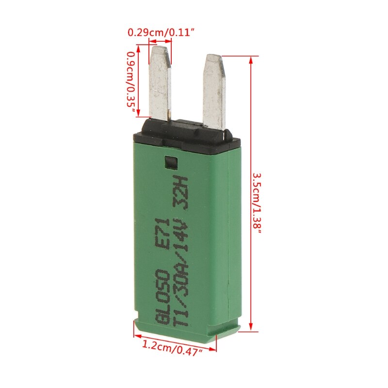 5-30A Mini ATM Automotive Circuit Breaker Blade Fuse 12V Resettable Car Boat Van