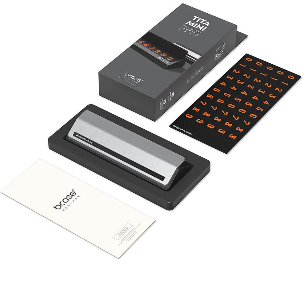 Xiaomi-teléfono inteligente Bcase TITA para coche, accesorio Original tipo Flip, placa de tarjeta de teléfono para estacionamiento templado, Mini decoración para coche