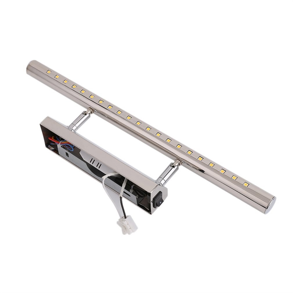 5W Led Rvs Spiegel Lamp Waterdichte Wandmontage Draaibare SMD5050 Badkamer Spiegel Met Schakelaar