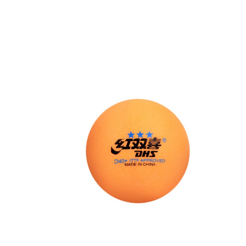 Original Dhs 3-star D40+ Table Tennis Balls 3 Star Seamed Abs Balls Plastic Orange Poly Ping Pong Balls: Orange 20 balls