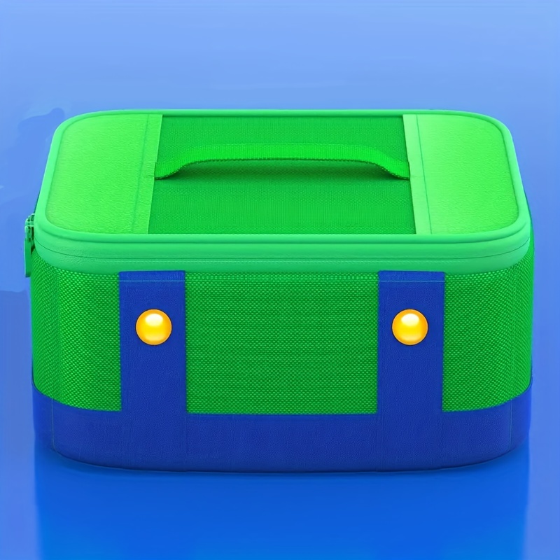 Storage Carrying Bag Compatible With Nintendo Switch/ OLED Soft Shell Protective Travel Case For Console Pro Controller: green