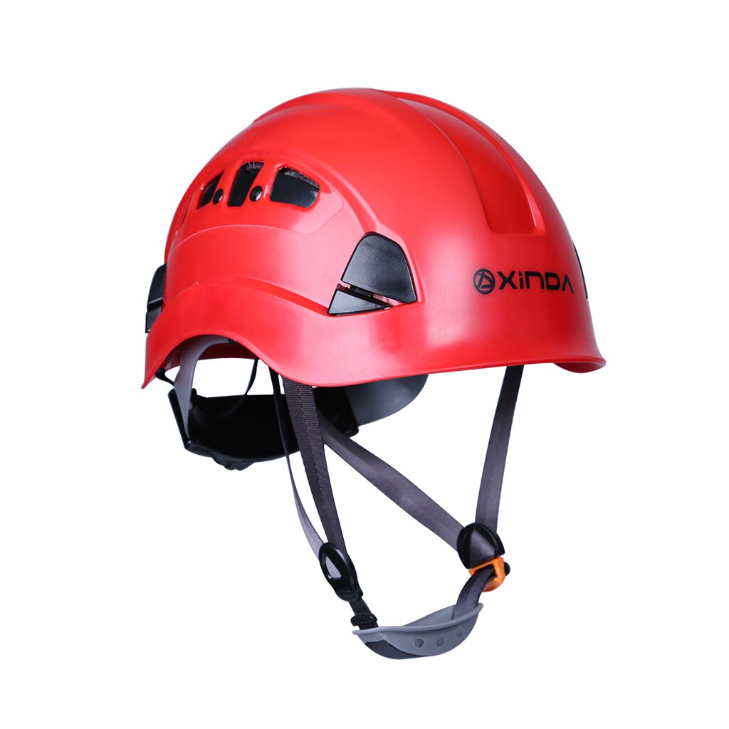 Rock Climbing Helmet Caving Rappelling Rescue Hard Hat Outdoor Sports Safety for Horse Riding Kayaking Surfing: Red