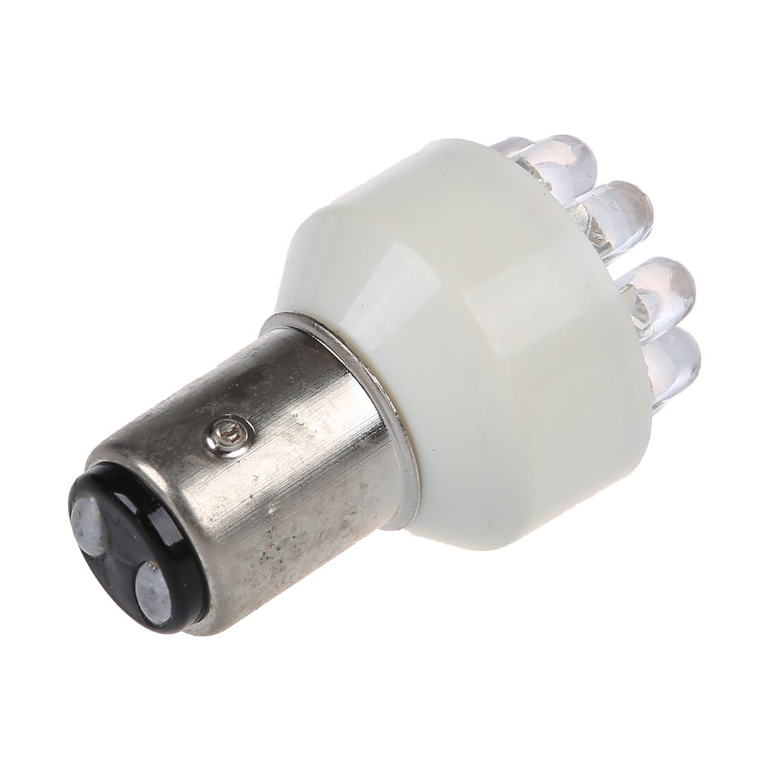 2 x BAY15D 1157 T25 12 LED Car Tail Stop Turn Signal Lights Bulbs White