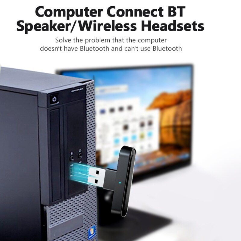 Adapter Bluetooth-compatible5.0 Wireless USB C-USB A Transmitter Receiver