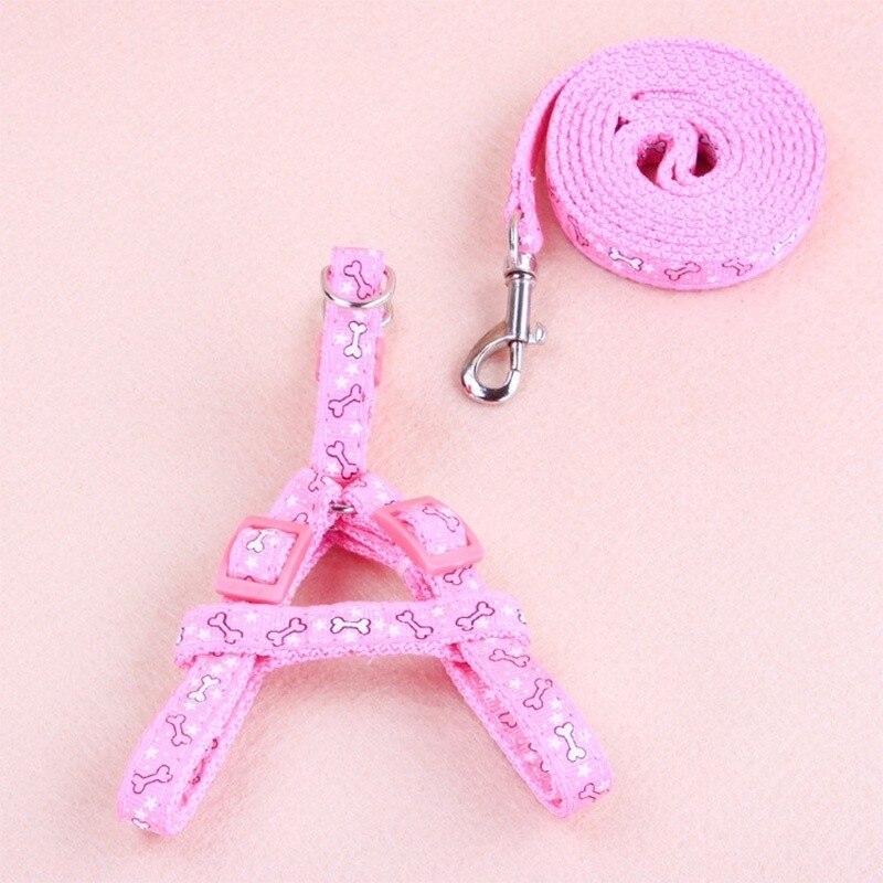 1pc 120cm hundesnor lang nylon breakaway kæledyrsvandring blyreb hund daglig gangsnor 6 farver levering: Lyserød